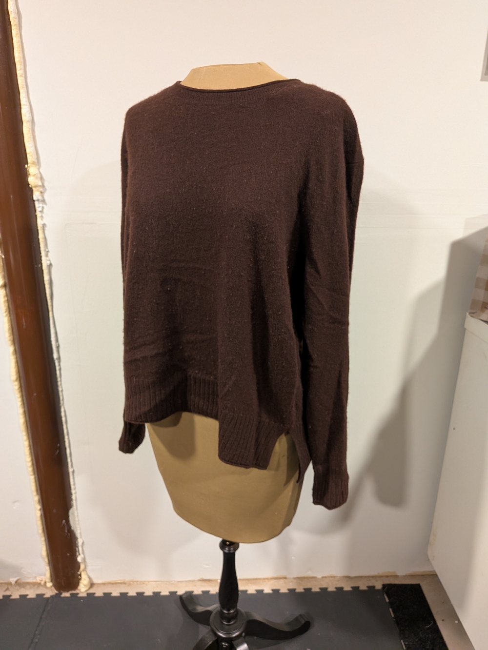 Rachel Zoe Cashmere Sweater in Chocolate Brown